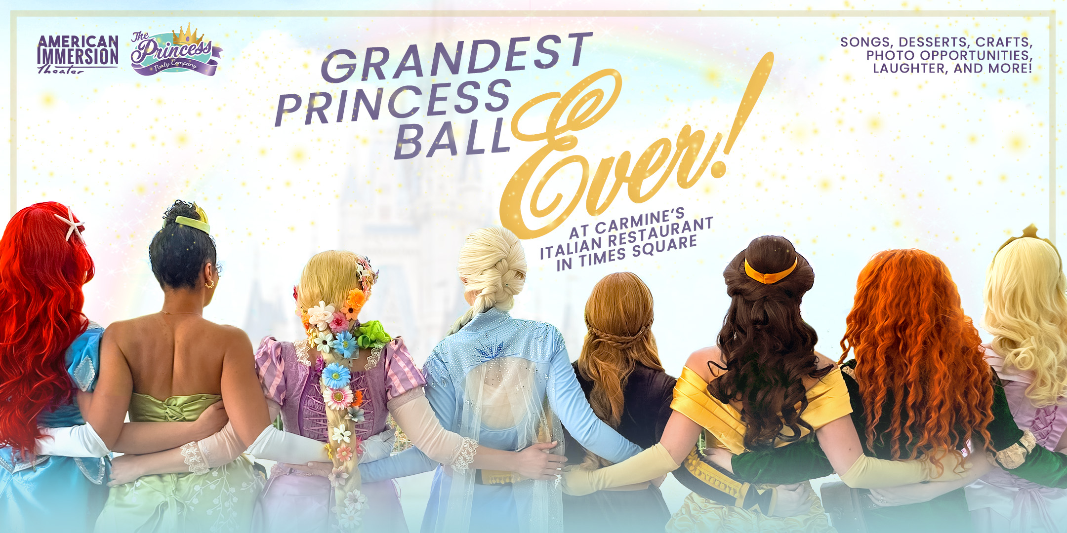 The Grandest Princess Ball Ever at Carmine's in NYC